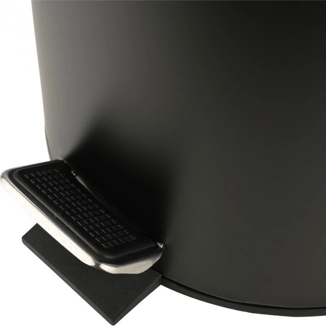 BATHROOM BIN CLASSIC SOFT CLOSE 5lt MATTE BLACK