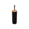 TOILET BRUSH BAMBOO PLASTIC 26cm BLACK