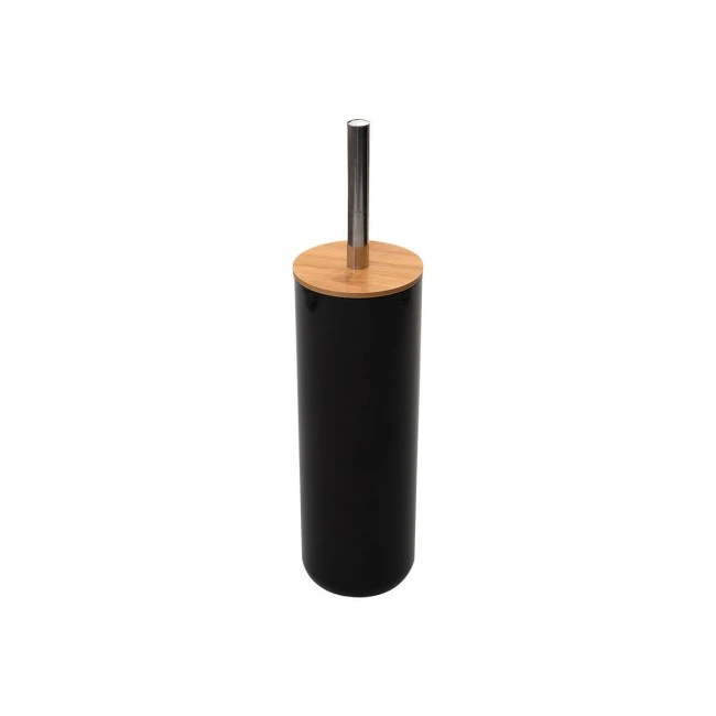 TOILET BRUSH BAMBOO PLASTIC 26cm BLACK