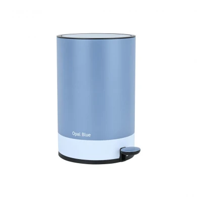 ESTIA ΧΑΡΤΟΔΟΧΕΙΟ ΜΠΑΝΙΟΥ TONE LAB SOFT CLOSE 6lt OPAL BLUE