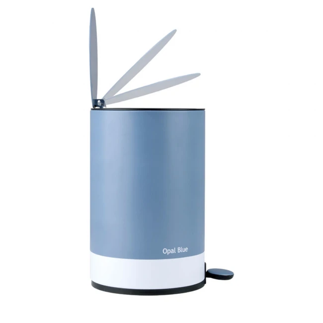 ESTIA ΧΑΡΤΟΔΟΧΕΙΟ ΜΠΑΝΙΟΥ TONE LAB SOFT CLOSE 6lt OPAL BLUE