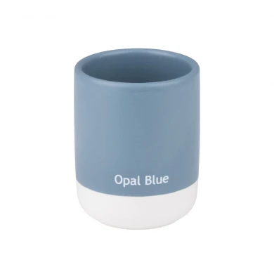 TOOTHBRUSH HOLDER TONE LAB CERAMIC OPAL BLUE