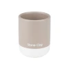 TOOTHBRUSH HOLDER TONE LAB CERAMIC STONE CLAY