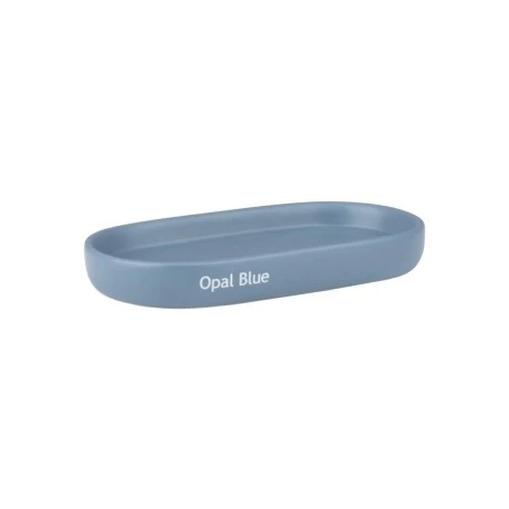 BATHROOM PLATE TONE LAB CERAMIC OPAL BLUE
