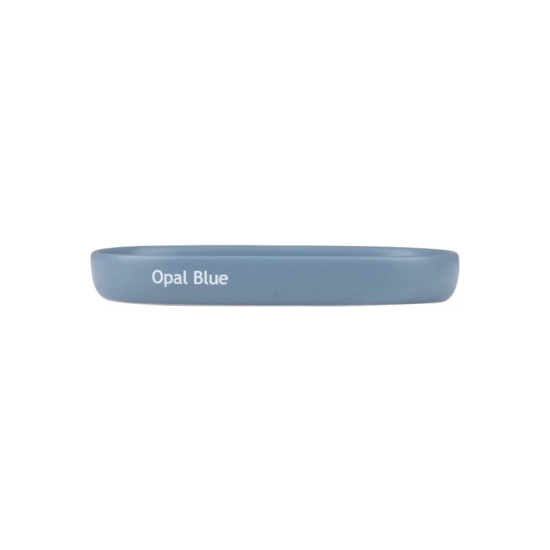 BATHROOM PLATE TONE LAB CERAMIC OPAL BLUE