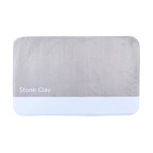 ESTIA ΤΑΠΕΤΟ ΜΠΑΝΙΟΥ TONE LAB 50x80cm STONE CLAY