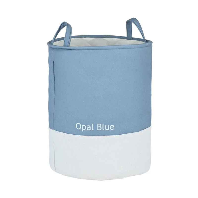 ESTIA ΚΑΛΑΘΙ ΑΠΛΥΤΩΝ TONE LAB ΜΕ ΧΕΡΟΥΛΙΑ 35x35x50cm OPAL BLUE