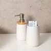 ESTIA ΠΟΤΗΡΑΚΙ ΜΠΑΝΙΟΥ BAMBOO ESSENTIALS ΔΟΛΟΜΙΤΗ ΛΕΥΚΟ
