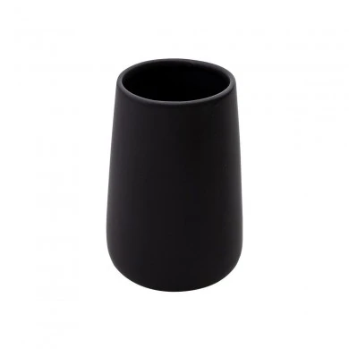 TOOTHBRUSH HOLDER BAMBOO DOLOMITE BLACK