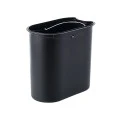 BATHROOM BIN SLIM SOFT CLOSE 5lt MATTE BLACK