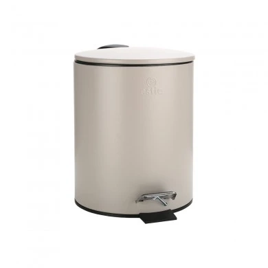 BATHROOM BIN CLASSIC 5lt SOFT CLOSE MATTE TAUPE