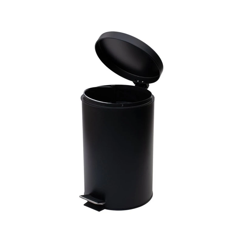 BATHROOM BIN CLASSIC 12lt SOFT CLOSE MATTE BLACK