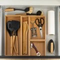 DRAWER ORGANIΖER BOX BAMBOO ESSENTIALS 15x15x7cm