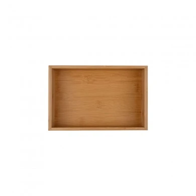 DRAWER ORGANIΖER BOX BAMBOO ESSENTIALS 15X23X7cm