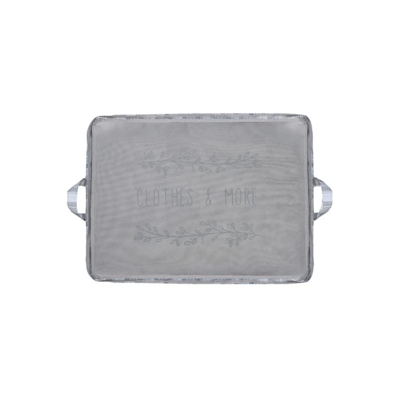 ESTIA ΘΗΚΗ ΑΠΟΘΗΚΕΥΣΗΣ NON WOVEN ΥΦΑΣΜΑΤΙΝΗ 60x45x35cm ΜΕ ΠΑΡΑΘΥΡΟ IVORY