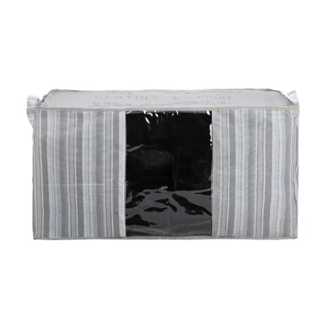 ΘΗΚΗ ΑΠΟΘΗΚΕΥΣΗΣ NON WOVEN ΥΦΑΣΜΑΤΙΝΗ 50x40x30cm ΜΕ ΠΑΡΑΘΥΡΟ IVORY