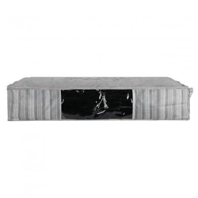 STORAGE CASE NON WOVEN 100x50x20cm WITH WINDOW IVORY