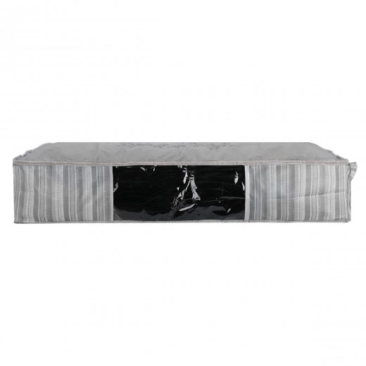 ESTIA ΘΗΚΗ ΑΠΟΘΗΚΕΥΣΗΣ NON WOVEN ΥΦΑΣΜΑΤΙΝΗ 100x50x20cm ΜΕ ΠΑΡΑΘΥΡΟ IVORY