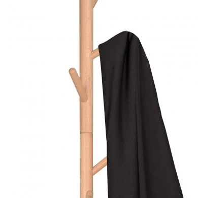 COAT RACK 8 HOOKS WOODEN