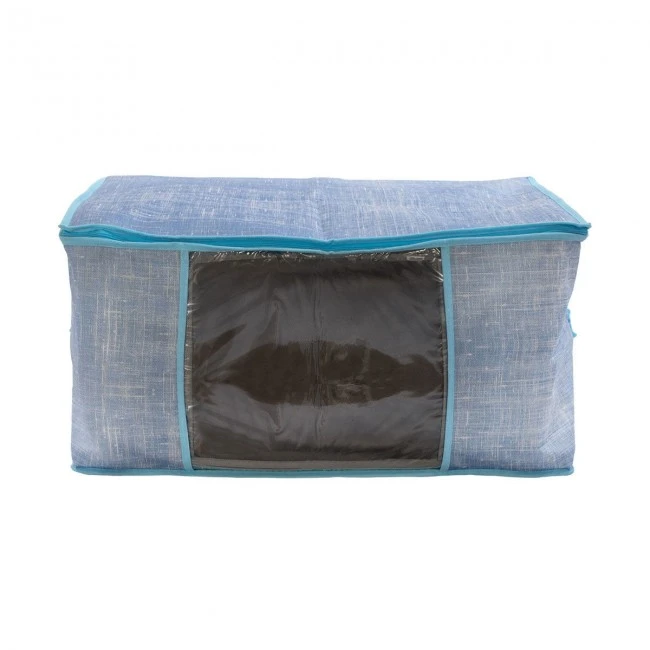 STORAGE ZIP BOX CIEL NON WOVEN 60x45x30cm