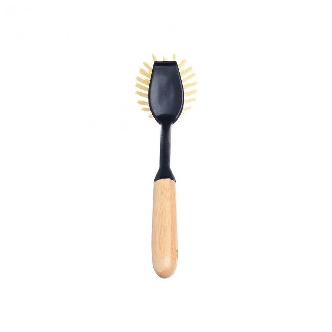 DISH HAND BRUSH BAMBOO ESSENTIALS BLACK