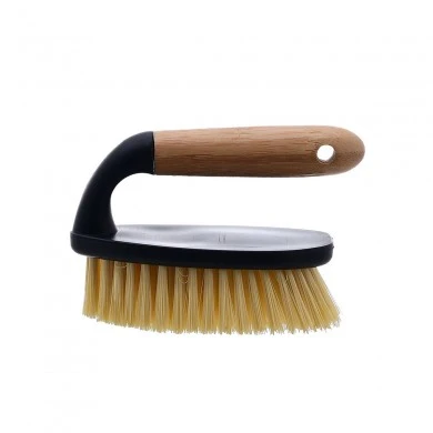 FLOOR HAND BRUSH BAMBOO ESSENTIALS BLACK