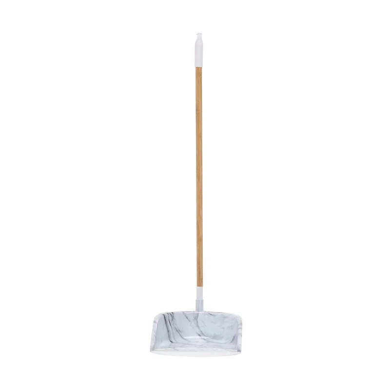 DUST PAN WITH HANDLE BAMBOO ESSENTIALS MARBLE