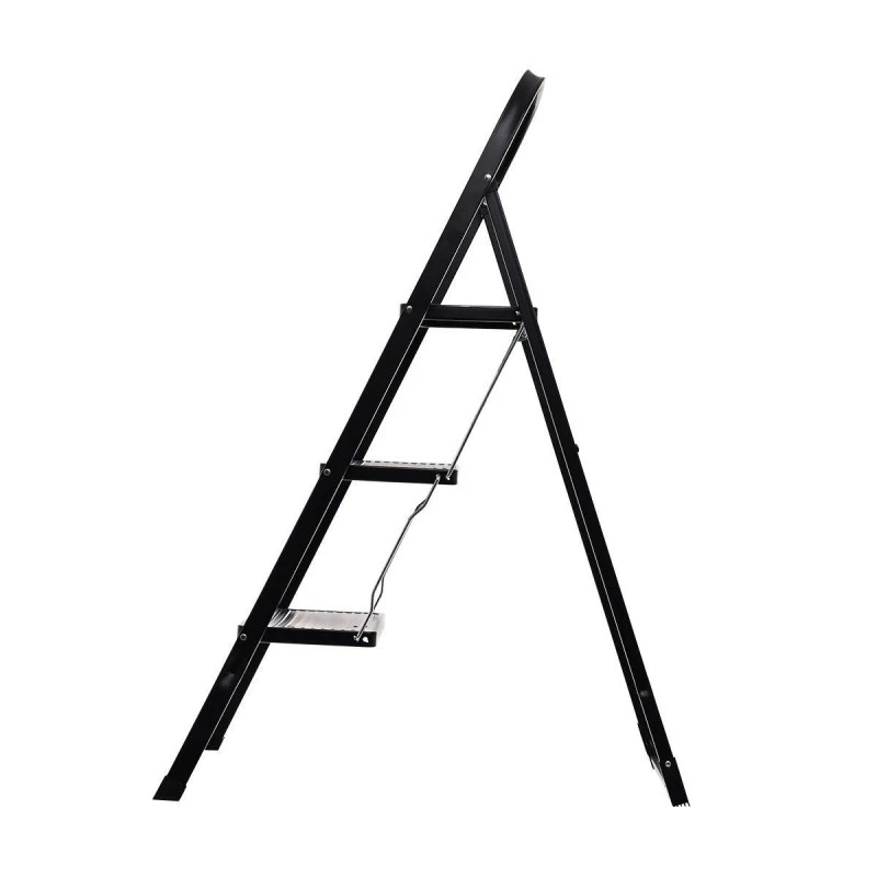 STEP LADDER NEO BLACK WITH 3 STEPS 46x71x105cm