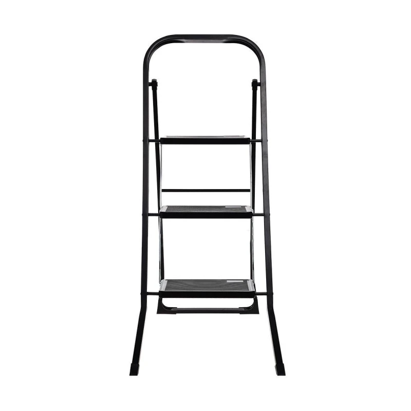 STEP LADDER NEO BLACK WITH 3 STEPS 46x71x105cm