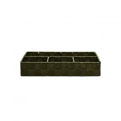 STORAGE BASKET 4 COMPARTMENTS OLIVE SERIES 33x23x6cm OLIVE