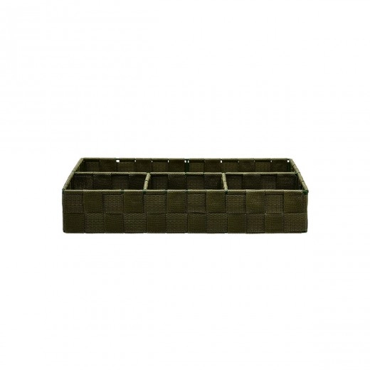 ESTIA ΚΑΛΑΘΙ ΟΡΓΑΝΩΣΗΣ 4 ΘΕΣΕΩΝ OLIVE SEIRES 33x23x6cm ΛΑΔΙ