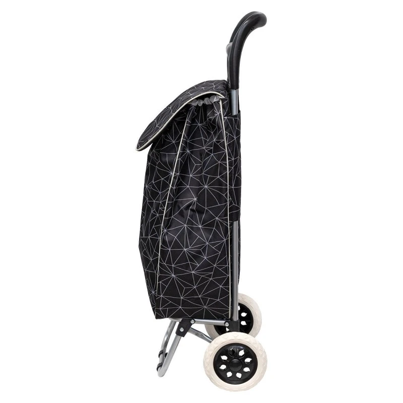SHOPPING TROLLEY LUX FABRIC 36lt BLACK