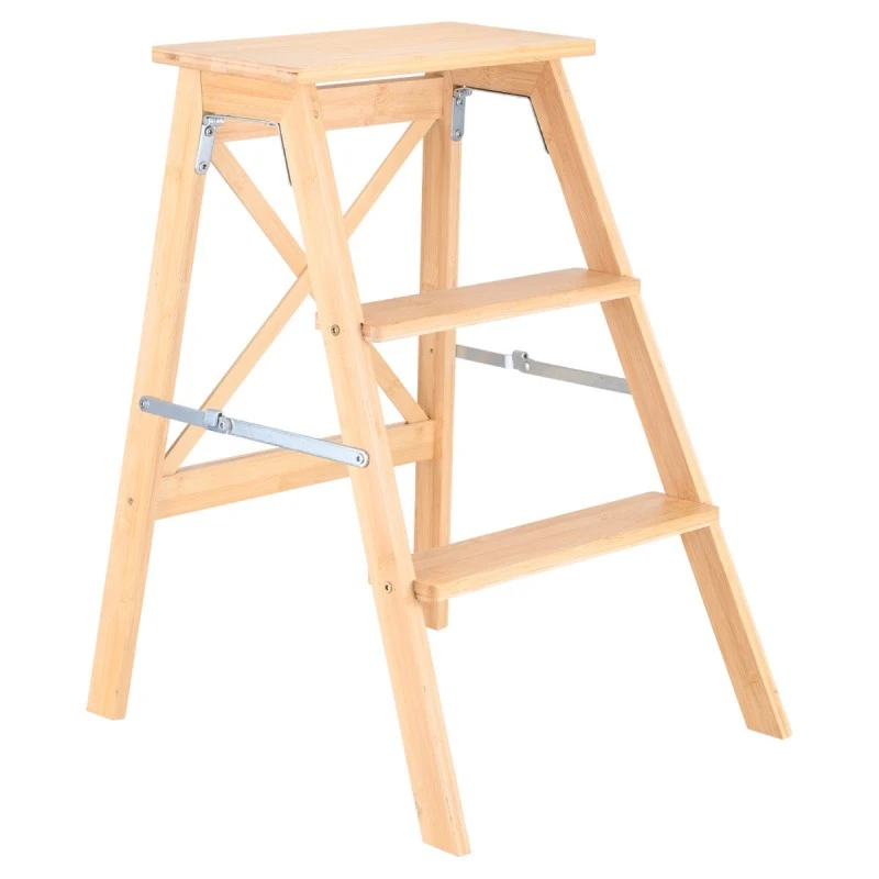 STEP LADDER BAMBOO ESSENTIALS WITH 3 SEPS