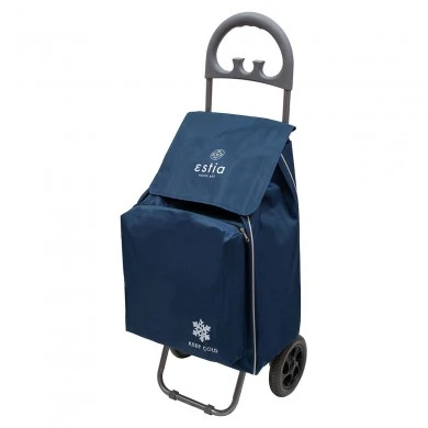 SHOPPING TROLLEY ECOMAX FABRIC 40lt BLUE