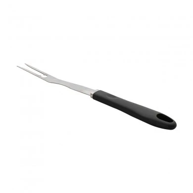 BARBEQUE GRILLING FORK STAINLESS STEEL 44cm WITH ERGONOMIC HANDLE