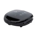 GRILL TOASTER BLACK &amp; INOX 2-SLICE 850w WITH NON-STICK DETACHABLE PLATES