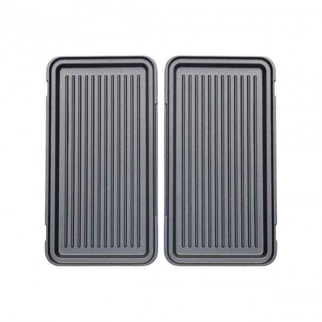 ESTIA ΤΟΣΤΙΕΡΑ BLACK &amp; INOX 2 ΘΕΣΕΩΝ 850w ΜΕ ΑΠΟΣΠΩΜΕΝΕΣ ΑΝΤΙΚΟΛΛΗΤΙΚΕΣ ΠΛΑΚΕΣ