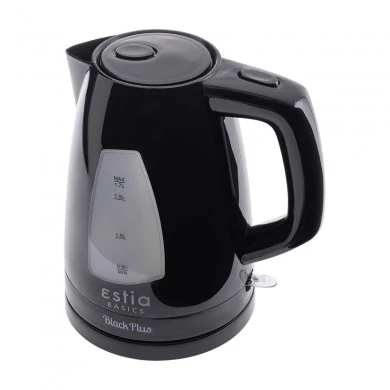 KETTLE BLACK PLUS PLASTIC 2200w 1.7lt BLACK