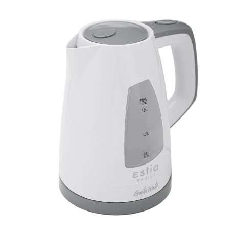 KETTLE GUSTO WHITE PLASTIC 2200w 1.7lt WHITE