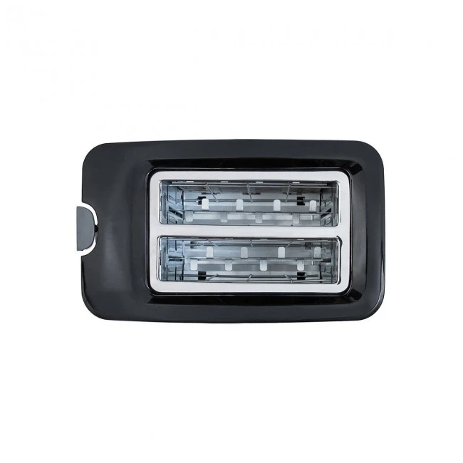 TOASTER BLACK PLUS 2-SLICE WITH 7 BROWNING 750w BLACK