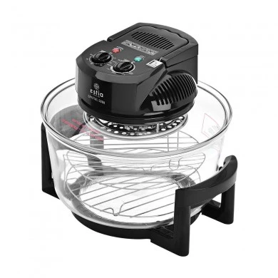 GLASS CONVECTION OVEN STORM CRYSTAL COOK 1400W 12lt BLACK