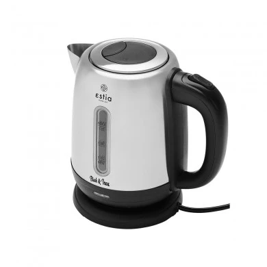 KETTLE BLACK &amp; INOX STAINLESS STEEL 1.2lt 1630w