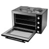 ELECTRIC KITCHEN OVEN COMPACT COOKER 3250W 48lt WITH 3 HOT PLATES &amp; FAN
