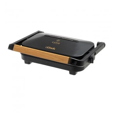 GRILL TOASTER OAK 2-SLICE 1300w WITH NON-STICK PLATES
