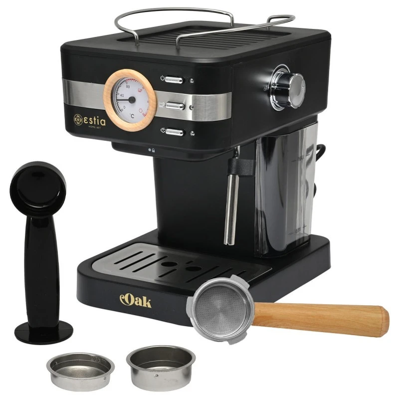 ESPRESSO MACHINE OAK 950W 15 BAR 1.2lt BLACK