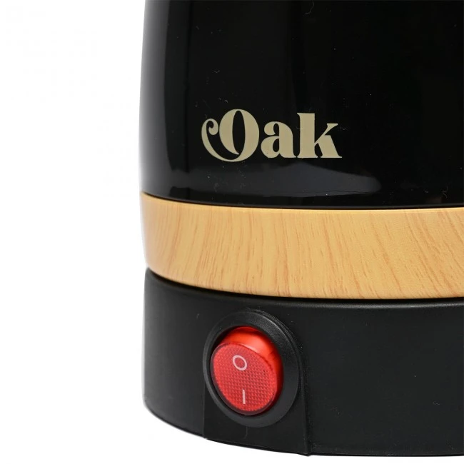 ESTIA ΗΛΕΚΤΡΙΚΟ ΜΠΡΙΚΙ OAK 1000w ΜΕ ΑΠΟΣΠΩΜΕΝΗ ΒΑΣΗ 360° ΜΑΥΡΟ
