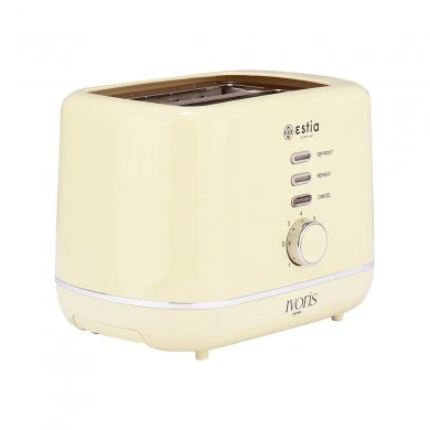 TOASTER IVORIS  2-SLICE WITH 7 BROWNING 850w