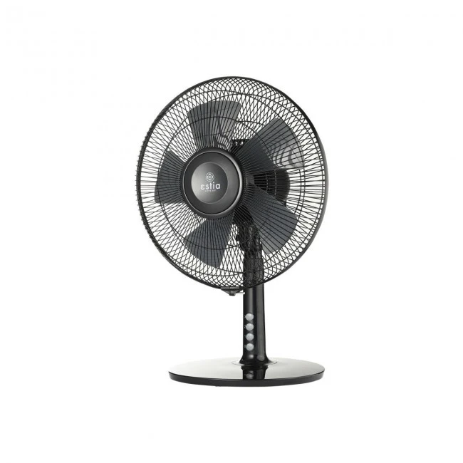 ESTIA ΑΝΕΜΙΣΤΗΡΑΣ ΕΠΙΤΡΑΠΕΖΙΟΣ LEVANTO 30cm 45w ΜΑΥΡΟΣ