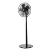 ESTIA ΑΝΕΜΙΣΤΗΡΑΣ ΣΤΑΝΤ ΕΠΙΔΑΠΕΔΙΟΣ LEVANTO 40cm 55w ΜΑΥΡΟΣ ΜΕ ΤΗΛΕΧΕΙΡΙΣΤΗΡΙΟ
