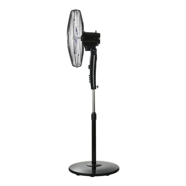 ESTIA ΑΝΕΜΙΣΤΗΡΑΣ ΣΤΑΝΤ ΕΠΙΔΑΠΕΔΙΟΣ CLEAR 45cm 60w ΜΑΥΡΟΣ ΜΕ ΧΡΟΝΟΔΙΑΚΟΠΤΗ